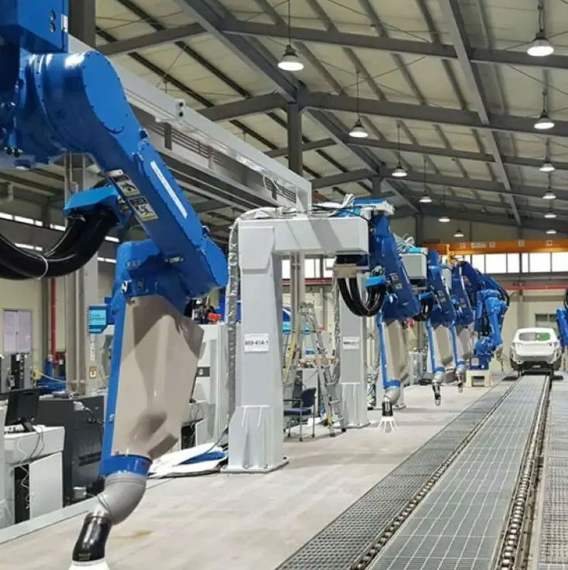 Robô industrial de 6 eixos com temperatura operacional de -10 °C a +50 °C Vídeo de saída - inspeção fornecida
