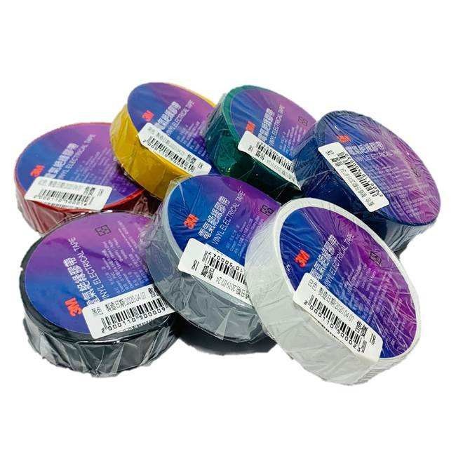 Branco Branco 3M21S-BK PVC 0,13mm*19mm*18m e fita de vinil elétrico21S-BK PVC 0,13mm*19mm*18m e fita de vinil elétrico